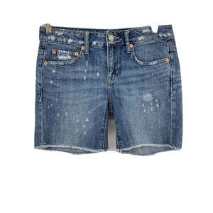 American Eagle womens 0 shorts denim cut off
